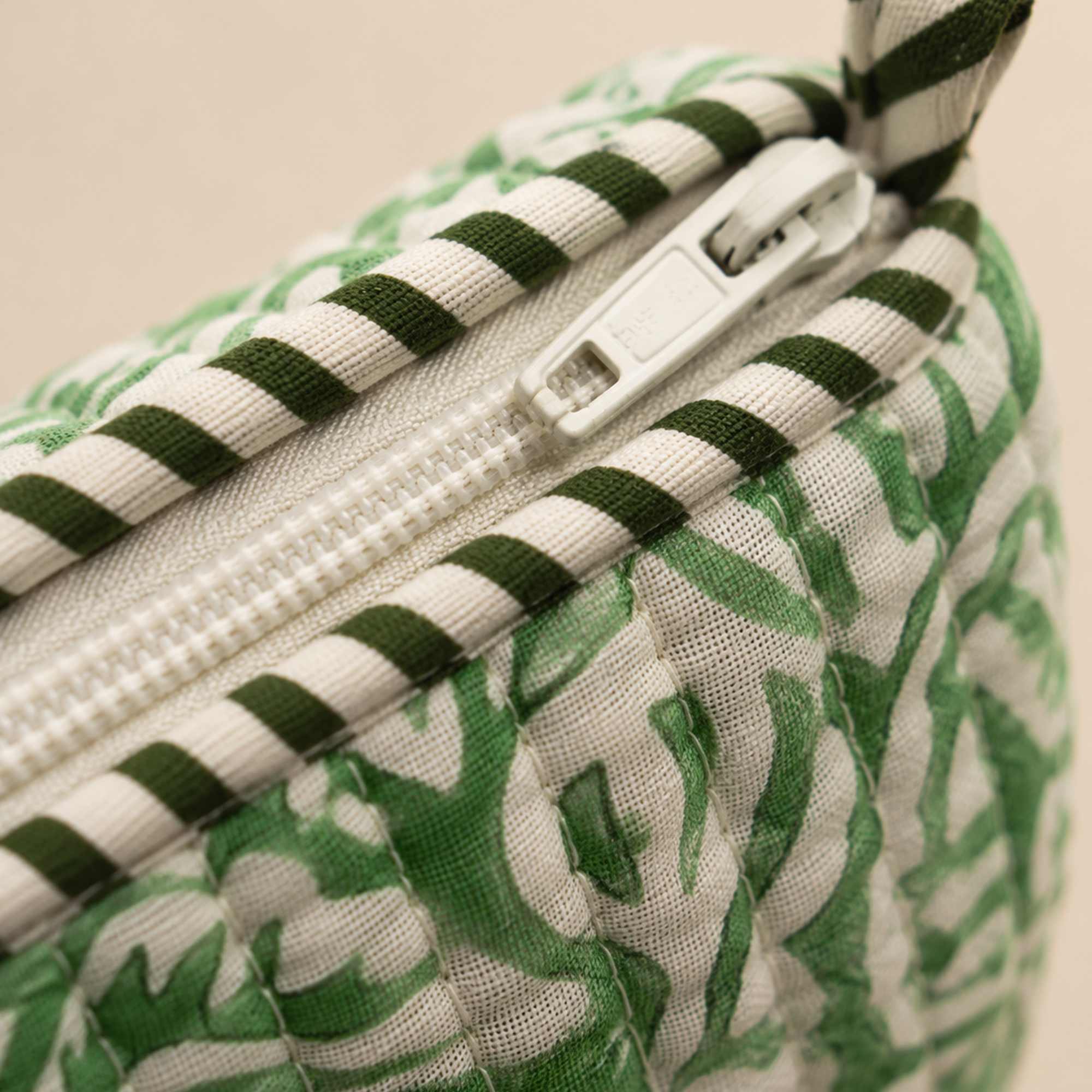 Hand Block Printed Cotton Quilted Pouches view 3