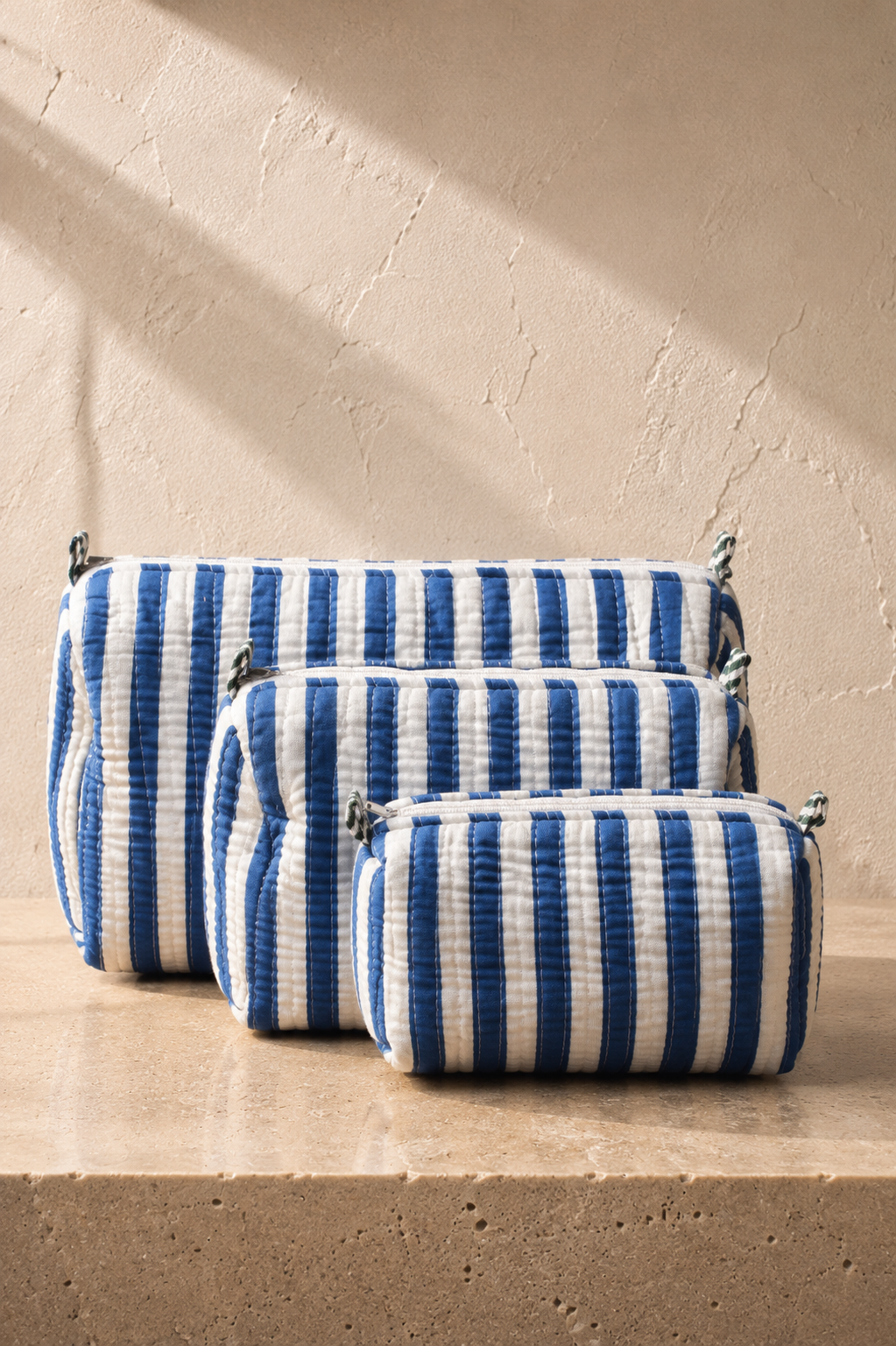 Hand Block Printed Cotton Quilted Pouches