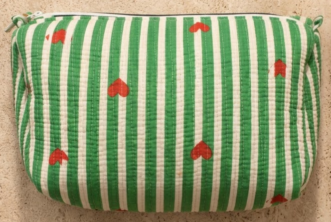 Hand Block Printed Cotton Quilted Pouches view 4