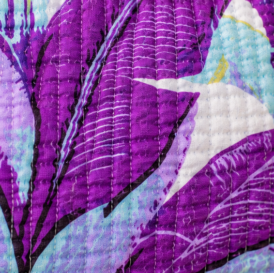 Hand Block Printed Cotton Quilted Pouches view 4
